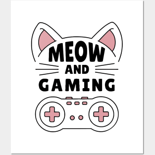 MEOW & GAMING Posters and Art